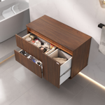 Imagen de Mueble de baño suspendido Adelaida 90 cm Cacau sin bacha