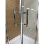 Imagen de Cabina y plato de ducha recto 90x90x198 cm