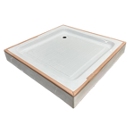 Imagen de Cabina y plato de ducha recto 90x90x198 cm