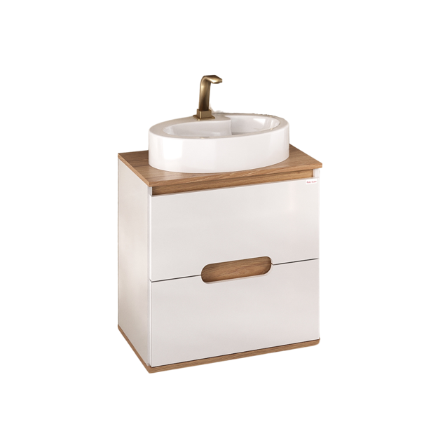 Imagen de Mueble de baño Suspendido Beatriz 60 cm Blanco con Catedral con bacha