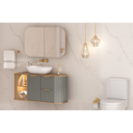 Imagen de Botiquín de baño Tereza Cristina 80cm Catedral