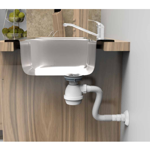 Imagen de Sifón botella plástico universal Blukit blanco