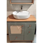 Imagen de Mueble de baño de Pie Julia Verde con Catedral 78cm sin bacha