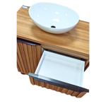 Imagen de Mueble de baño de pie Cecilia Nogal 78cm sin bacha