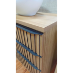 Imagen de Mueble de baño de pie Cecilia Nogal 78cm con bacha