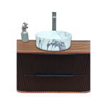 Imagen de Mueble de baño Suspendido Alice Negro 100cm  sin bacha