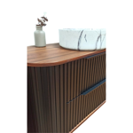 Imagen de Mueble de baño Suspendido Alice Negro 100cm  sin bacha