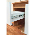 Imagen de Mueble de baño suspendido Apollo Rustico Blanco 90 cm sin bacha