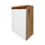 Imagen de Mueble de baño suspendido Apollo Rustico Blanco 90 cm sin bacha