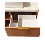 Imagen de Mueble de baño suspendido Caroline 100 cm Catedral sin bacha