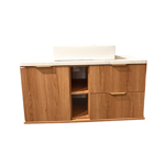 Imagen de Mueble de baño suspendido Caroline 100 cm Catedral con bacha