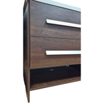 Imagen de Mueble de baño de pie Lucania Nogal 80 cm con Bacha de Loza