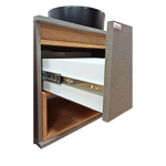 Imagen de Mueble de baño suspendido Isadora Grigio con Catedral 78cm sin bacha