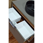 Imagen de Mueble de baño suspendido Isadora Grigio con Catedral 78cm sin bacha