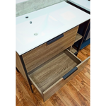 Imagen de Mueble de baño de pie soak 90cm bacha de resina con mesada
