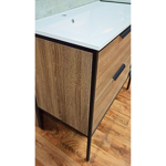 Imagen de Mueble de baño de pie soak 90cm bacha de resina con mesada
