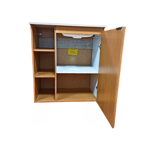 Imagen de Mueble de baño suspendido Hortensia Jequitibá 62 cm con Bacha de resina