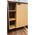 Imagen de Mueble de baño suspendido Hortensia Jequitibá 62 cm con Bacha de resina