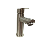 Imagen de Grifería de Lavatorio Monocomando de mesada Milano Gris Satinado