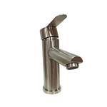 Imagen de Grifería de Lavatorio Monocomando de mesada Milano Gris Satinado