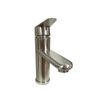 Imagen de Grifería de lavatorio Monocomando de mesada Celtic Gris Satinado