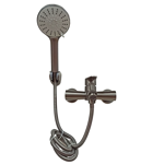 Imagen de Grifería de Ducha Monocomando Exterior con Transferencia Celtic grafito