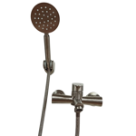 Imagen de Grifería de ducha Monocomando Exterior con transferencia Celtic Gris Satinado