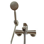 Imagen de Grifería de ducha Monocomando Exterior con transferencia Celtic Gris Satinado