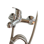 Imagen de Grifería de ducha Monocomando exterior con transferencia Caddie Cromado