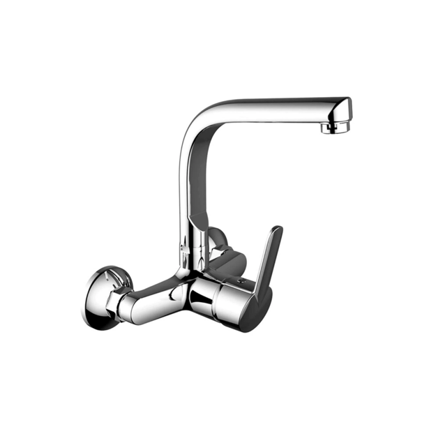 Imagen de Grifería de Cocina Monocomando de pared pico alto Cromado