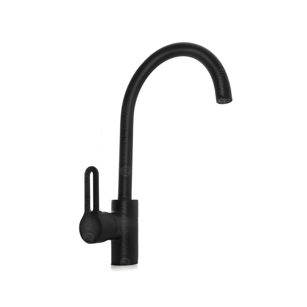 Imagen de Grifería de Cocina Monocomando de Mesada Noar Pico Alto Negro Mate