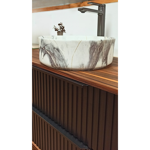 Imagen de Bacha de apoyo redonda 36 cm calacata Dmc