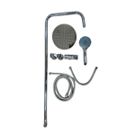 Imagen de Barral ducha exterior Cromo Sin Grifería AUSTIN