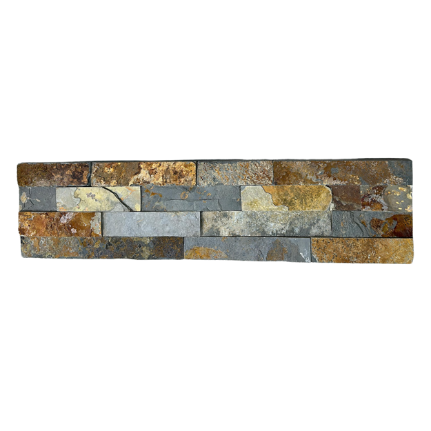 Imagen de Piedra natural Oxido para pared 15x60 cm Mate