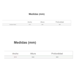 Imagen de Mueble de baño suspendido Kyoto Beige 61 cm con tapa de vidrio sin bacha