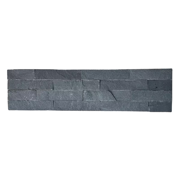 Imagen de Piedra natural Black para pared  15x60 cm Mate