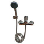 Imagen de Grifería de ducha Monocomando exterior con transferencia Match cromado brillante