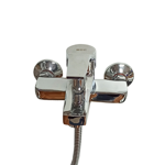 Imagen de Grifería de ducha Monocomando exterior con transferencia Match cromado brillante