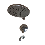 Imagen de Grifería de Ducha Monocomando embutida con transferencia Blaster Cromado Brillante