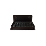 Imagen de JABONERA C/BASE PLASTICA EXTRAIBLE NEGRO MATE