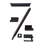 Imagen de JABONERA C/BASE PLASTICA EXTRAIBLE NEGRO MATE