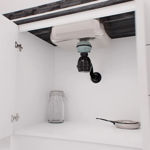 Imagen de Sifón botella plástico universal Blukit Negro