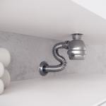 Imagen de Sifón cromado botella plástico universal Blukit