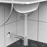 Imagen de Prolongación trasera de sifón botella 38mm x 300mm