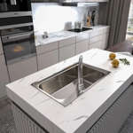 Imagen de Pileta simple cocina acero inox. 304 72x45x20