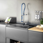 Imagen de Griferia de Cocina Monocomando de mesa Industrial columna