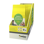 Imagen de Pastina weber classic juntas 2kg Plomo