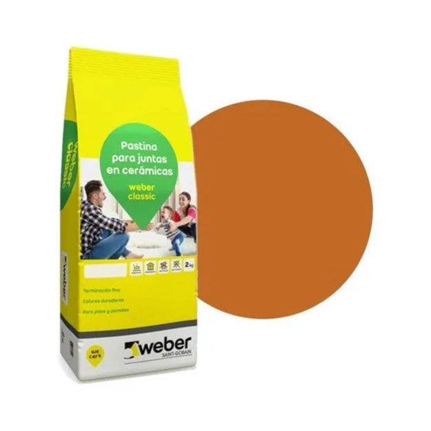 Imagen de Pastina weber classic juntas 2kg Terracota