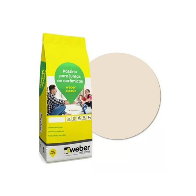 Imagen de Pastina weber classic juntas 2kg Medano