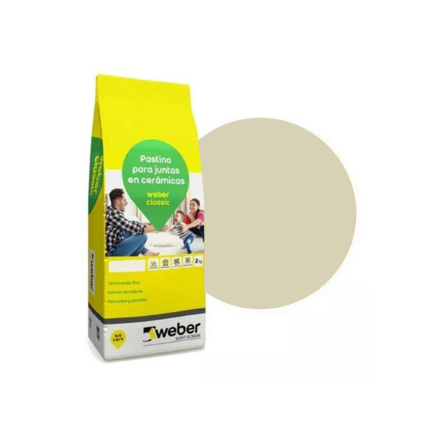 Imagen de Pastina weber classic juntas 2kg Arena